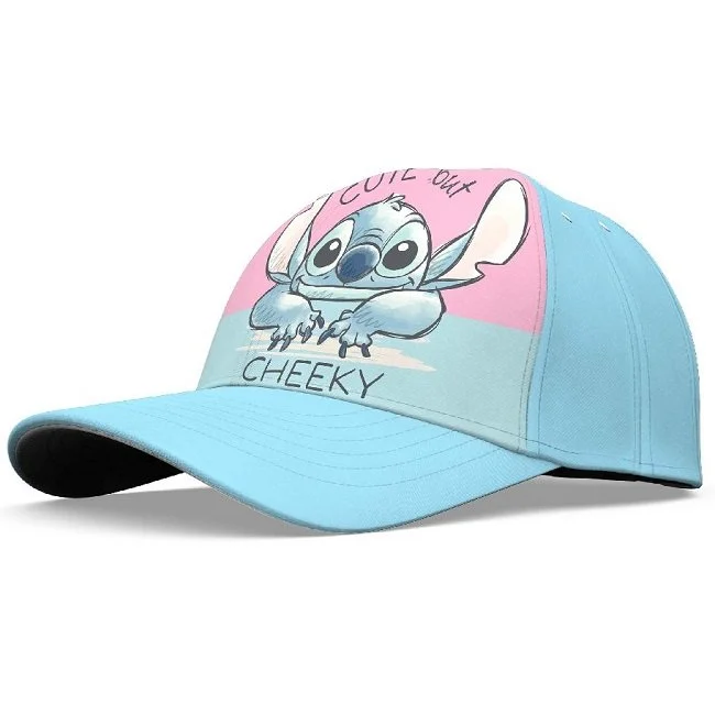 Stitch Шапка с козирка 54 см. синя