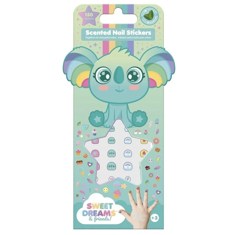Sweet Dreams Ароматни стикери за нокти Mint