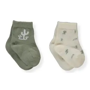 S741 Чорапи 2ч. 6-12M KHAK?
