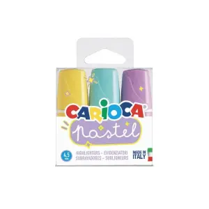 CARIOCA Pastel Текст маркер Highlighters 3бр.