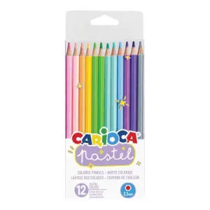 CARIOCA Pastel Цветни моливи 12 цвята