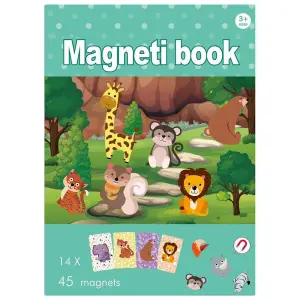 Светът на животните книга с магнити