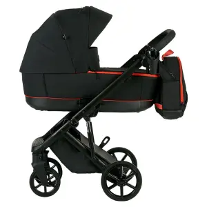 Количка DIAMOS XS DXS2 Black/Red 3в1 неп. гуми