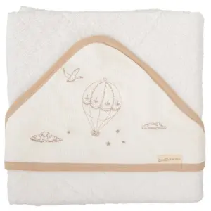 Хавлия с качулка NOE 100x100 White/Linen