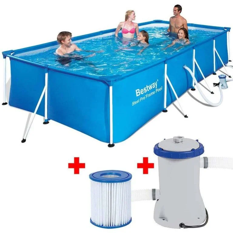 Сглобяем Басейн Bestway 56424 Steel Pro 400x211x81см с Филтърна Помпа