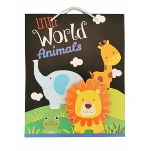 932L,3D Хартиена торбичка World animals