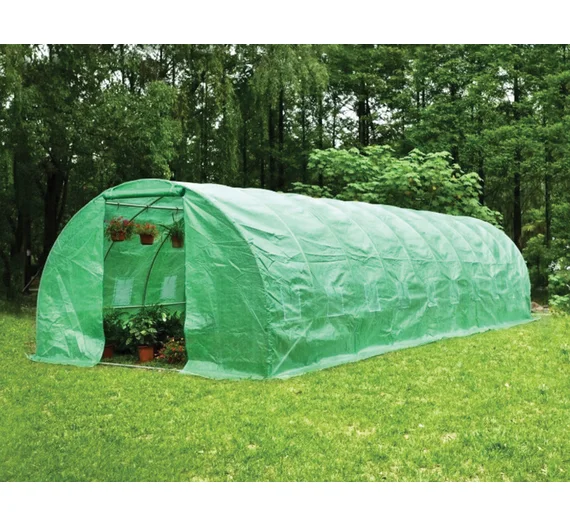 Тунелна Оранжерия с 2 врати и 20 прозореца 1000x300x200 cм