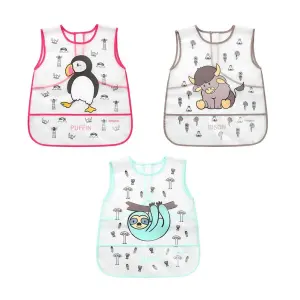 840 Детска престилка Creative Baby сив