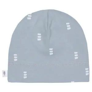 1531053069-80 Шапка GOTS Blocks light blue 7-12м