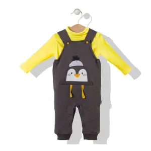 K3644 Гащеризон с блуза PENGUIN Сив 92cm