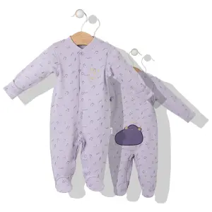 T2936 Гащеризон CHUBBY COLORS Лилав 62cm