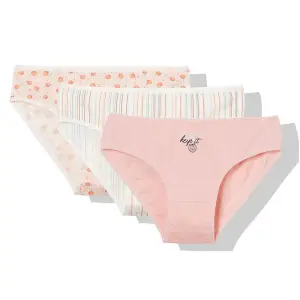 X034 Бикини 3бр. PEACH екрю-корал 5г