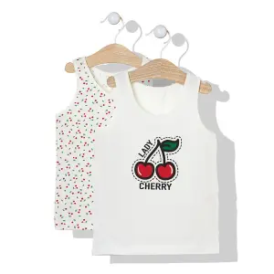 X042 Потник 2бр. CHERRY ECRU- RED 5г