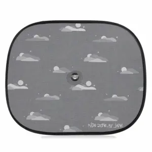 050293 U05 Сенник за кола 2 бр. 44х35см DIM GREY