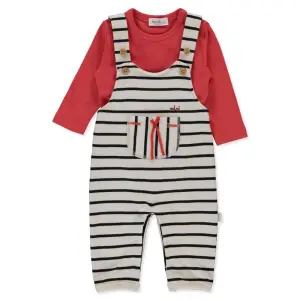 K4579 Гащеризон с блуза MINI GIRL 6-9M/74CM