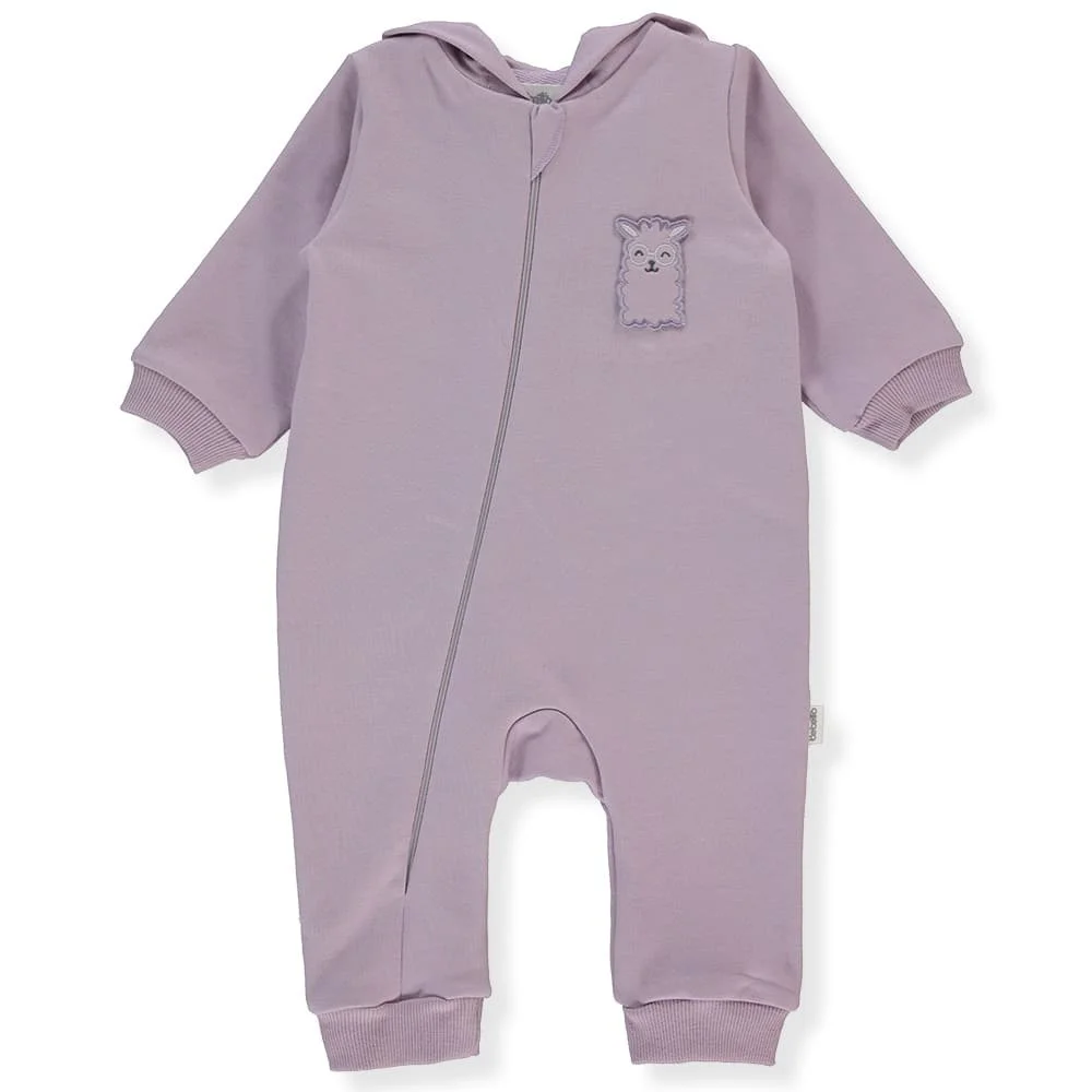 K4613 Гащеризон лилав CUTE LAMA 9-12M/80CM