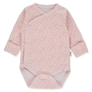 T3653 Боди розов FLORAL LETTERS 1-3M/62CM