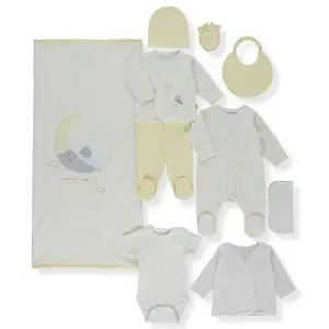 Z947 К-кт 10ч. жълт HAPPY SHEEP 0-3M/62CM