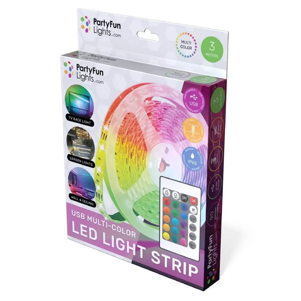 86808 Многоцветна LED лента RGB 3м.