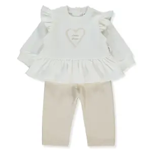 K4891 К-кт 2ч LITTLE CUTIE BEIGE 3-6М