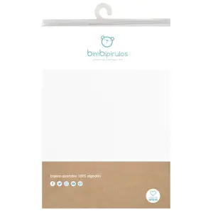 Чаршаф с ластик за количка 40x80 см White