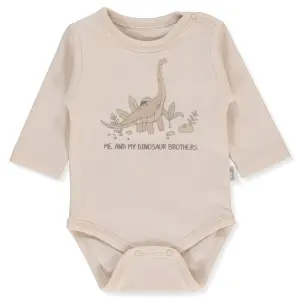 T3969 Боди д.р. ME AND DUDES BEIGE 9-12M