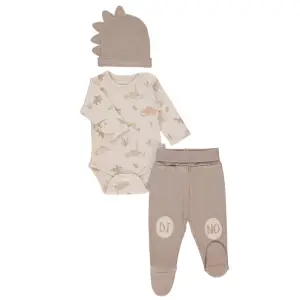 T3973 К-кт 3ч ME AND DUDES BROWN 6-9M