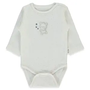 T4043 Боди д.р. BE KIND ECRU 0-3M