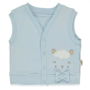 T4069 Елече ORGANIC SLEEPY SHEEPY BLUE 3-6M