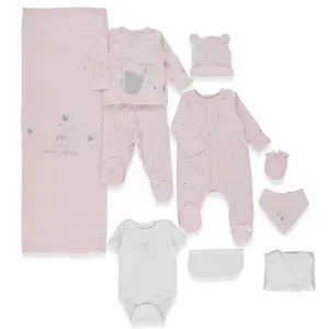 Z1071 К-кт 10ч ORGANIC SLEEPY SHEEPY PINK 0-3 M