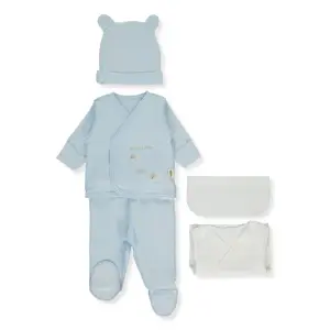 Z1074 К-кт 5ч ORGANIC SLEEPY SHEEPY BLUE PREMAT