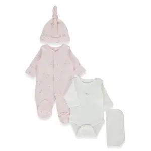 Z1075 К-кт 4ч ORGANIC SLEEPY SHEEPY PINK PREMAT