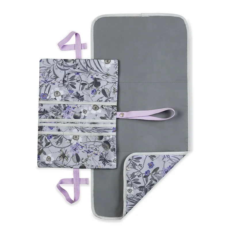 Чанта за пелени и подложка Change N Walk Floral