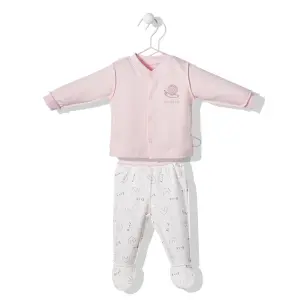 F1213 Пижама CUTE AND COOL розов 6-9M/74CM