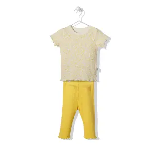 K3727 К-кт 2ч. CUTE LEO жълт 18-24M/92CM