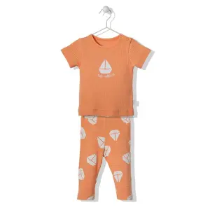 K3730 К-кт CUTE SAILBOAT оранжев 18-24M/92CM