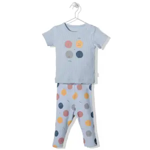 K3775 К-кт 2ч. CUTE FACES син 18-24M/92CM