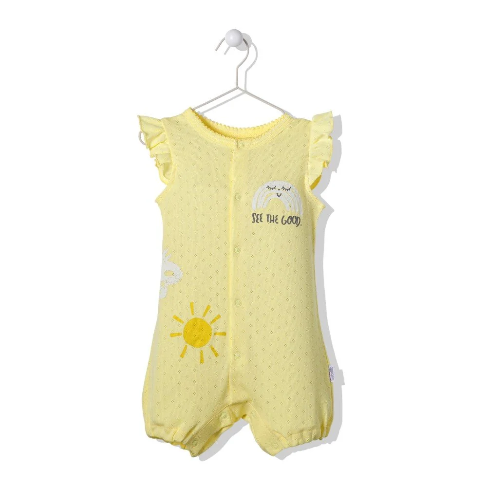 K3796 Гащеризон SUN AND FRIENDS жълт 9-12M/80CM