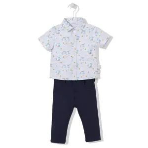 K3957К-кт 2ч. BUTIK 2023 YAZ т.син 24-36M/98CM