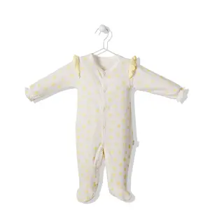 T3018 Гащеризон SUN AND FRIENDS б-жълт 3-6M/68CM