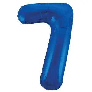 55747 Фолиев балон цифра 7 Blue, 86см.