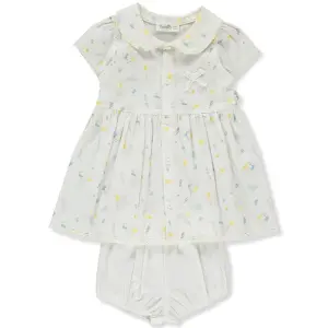 K4308 Рокля с гащички KIND DUCK екрю 12-18M 86CM