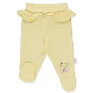T3393 Ританки HAPPY GARDEN жълт 0-1M 56CM