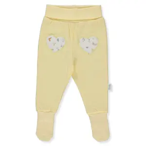 T3396 Ританки-чорап HAPPY GARDEN жълт 3-6M 68CM