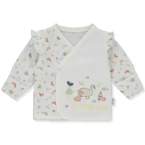 T3401 Жилетка HAPPY GARDEN екрю 0-3M 62CM