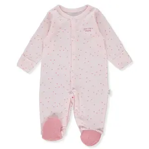 T3499 Гащеризон HAPPY PANDA розов 0-1M 56CM