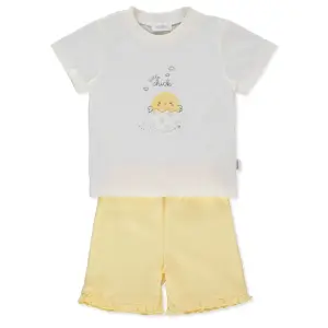 F1417 Пижама 2ч sweet pjamas/25 Жълт 4г/104см