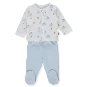 F1426 Пижама 2ч stars and koalas Син 1-3м/62см