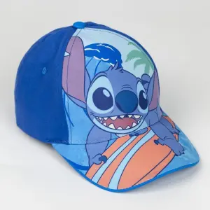 2200010115 Шапка с козирка Stitch син