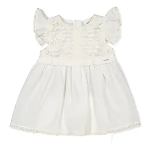 K4830 Рокля crinkle Екрю 12-18м/86см